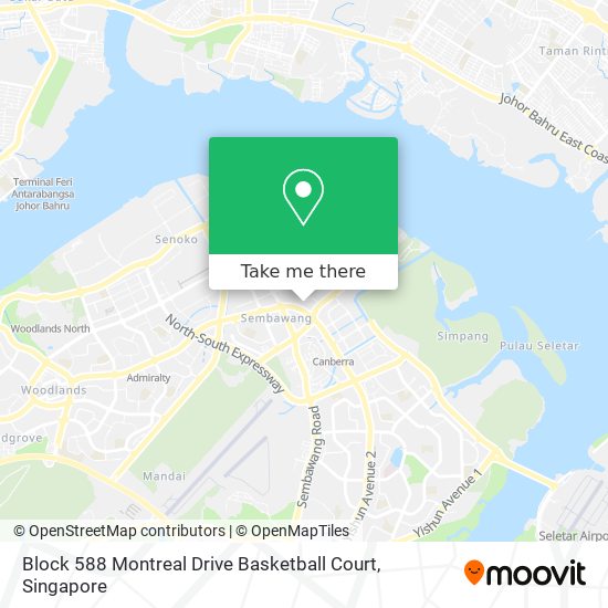 Block 588 Montreal Drive Basketball Court map