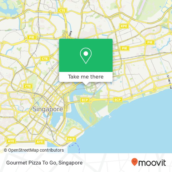 Gourmet Pizza To Go map