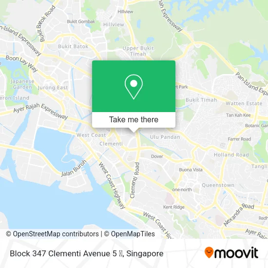 Block 347 Clementi Avenue 5  map