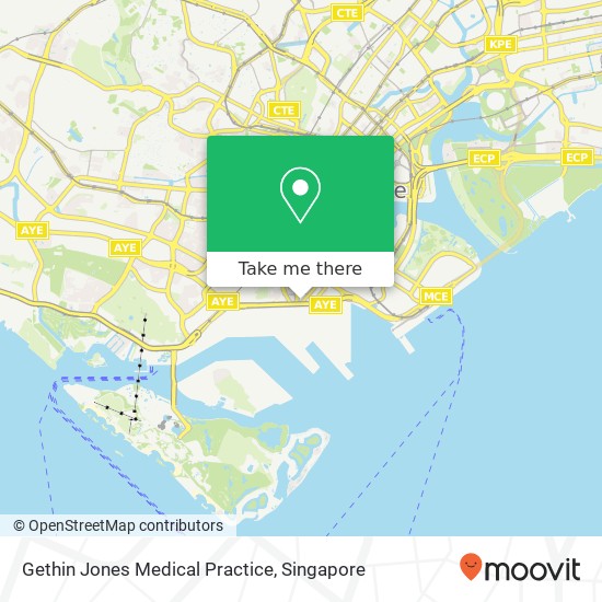 Gethin Jones Medical Practice map