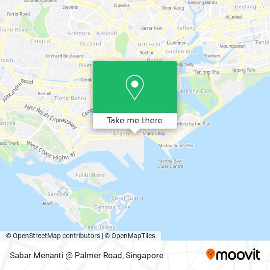 Sabar Menanti @ Palmer Road map