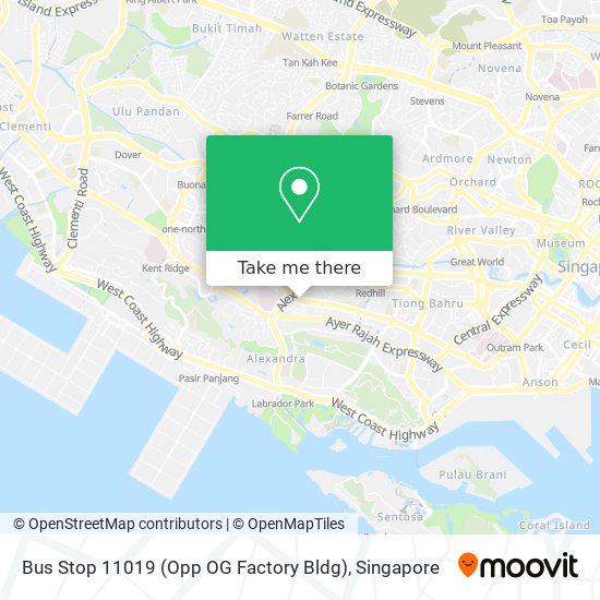 Bus Stop 11019 (Opp OG Factory Bldg) map