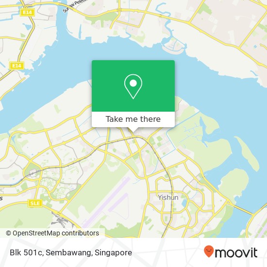 Blk 501c, Sembawang map