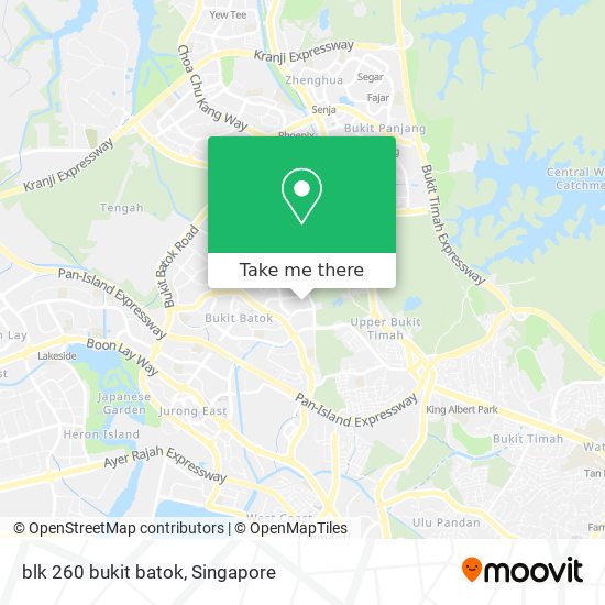 blk 260 bukit batok地图