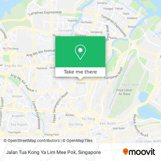 Jalan Tua Kong Ya Lim Mee Pok map