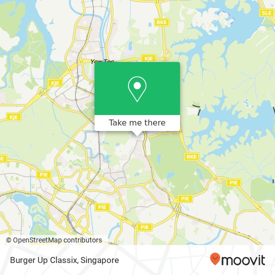 Burger Up Classix map