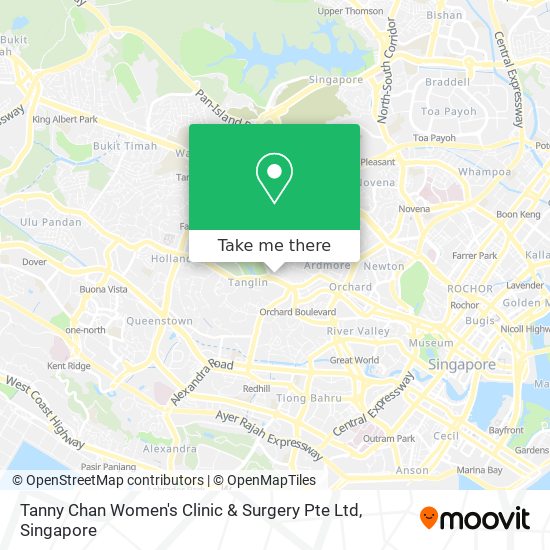 Tanny Chan Women's Clinic & Surgery Pte Ltd map