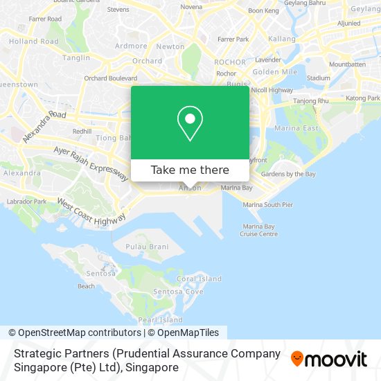 Strategic Partners (Prudential Assurance Company Singapore (Pte) Ltd) map
