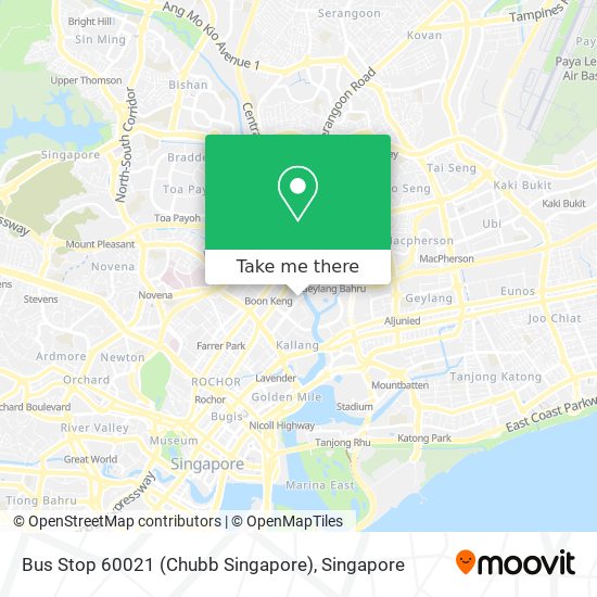 Bus Stop 60021 (Chubb Singapore) map