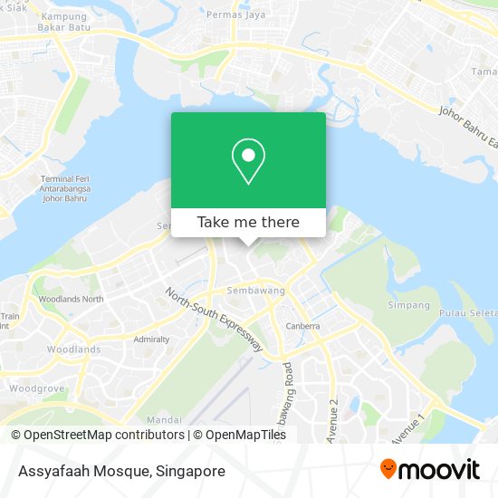 Assyafaah Mosque map