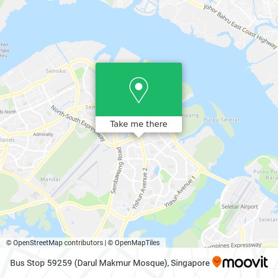 Bus Stop 59259 (Darul Makmur Mosque)地图