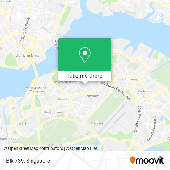 Blk 739 map