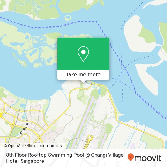 8th Floor Rooftop Swimming Pool @ Changi Village Hotel地图
