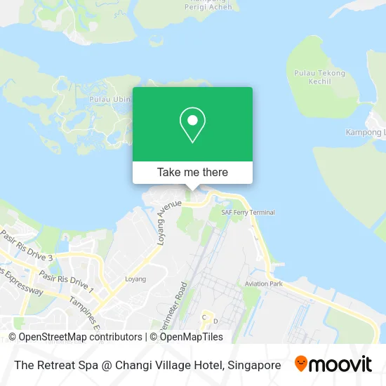 The Retreat Spa @ Changi Village Hotel地图