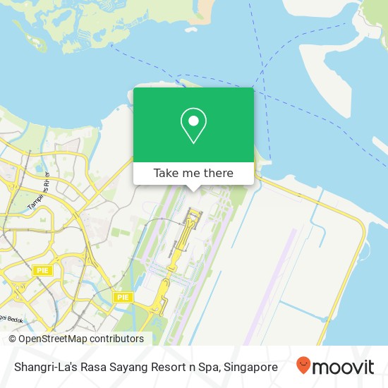 Shangri-La's Rasa Sayang Resort n Spa map