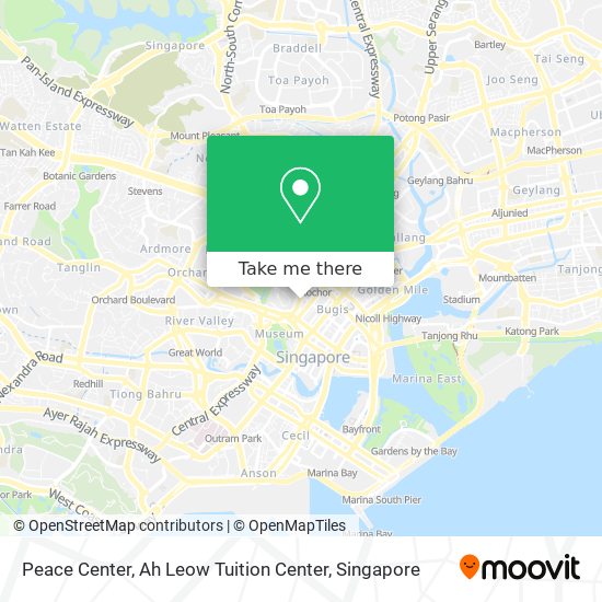 Peace Center, Ah Leow Tuition Center地图