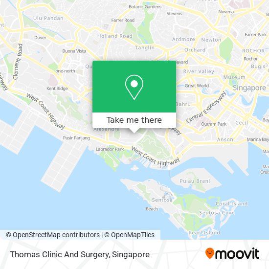Thomas Clinic And Surgery map