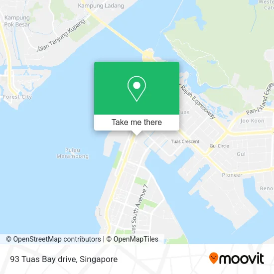 93 Tuas Bay drive map