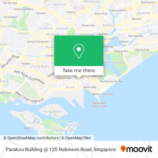 Parakou Building @ 120 Robinson Road map