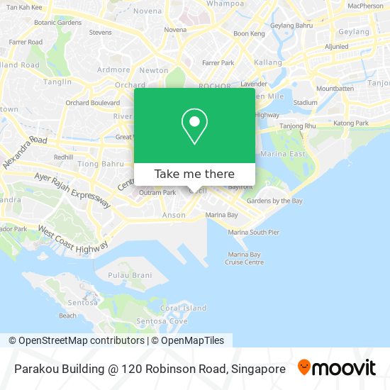 Parakou Building @ 120 Robinson Road地图