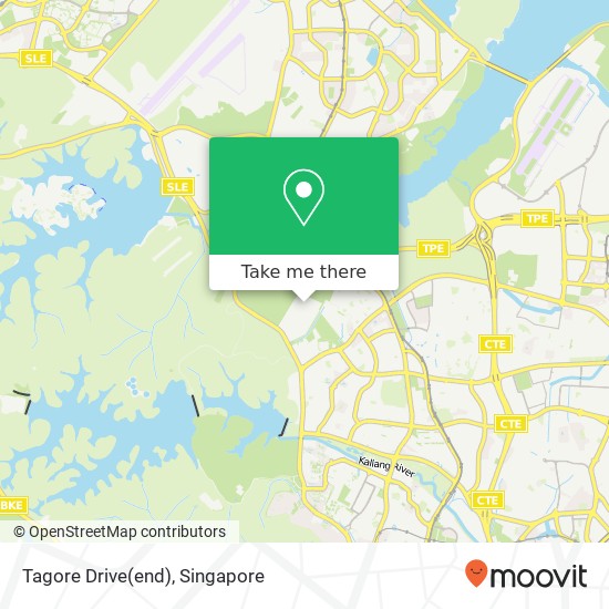 Tagore Drive(end) map