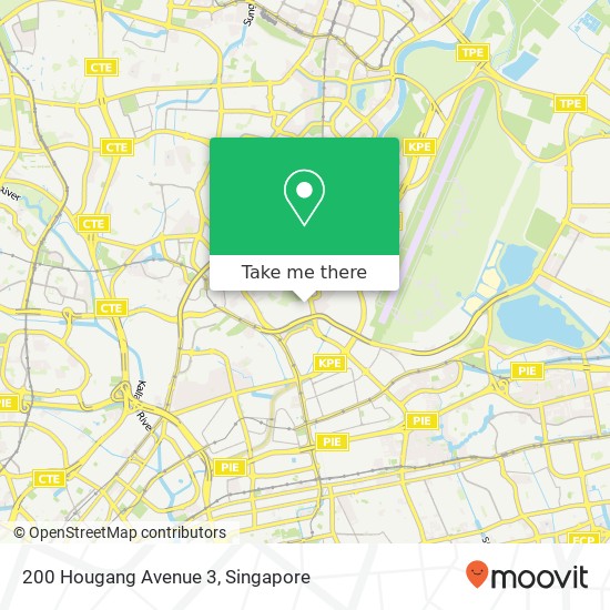 200 Hougang Avenue 3 map