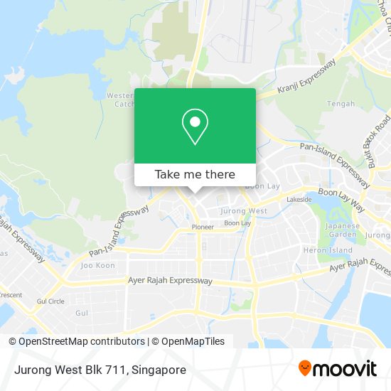 Jurong West Blk 711 map