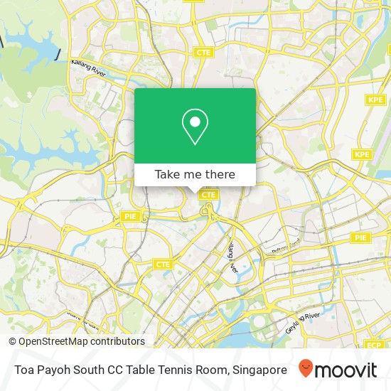Toa Payoh South CC Table Tennis Room map