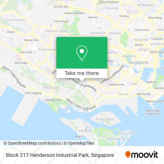 Block 217 Henderson Industrial Park map