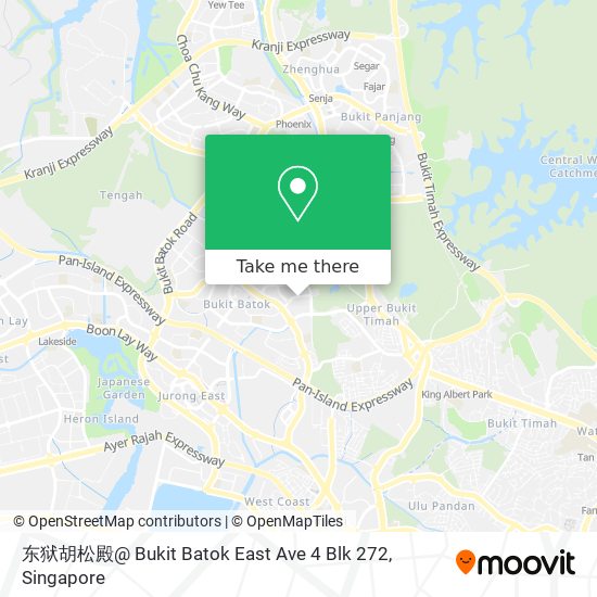 东狱胡松殿@ Bukit Batok East Ave 4 Blk 272 map