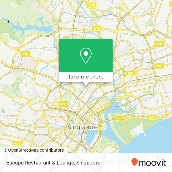Escape Restaurant & Lounge map