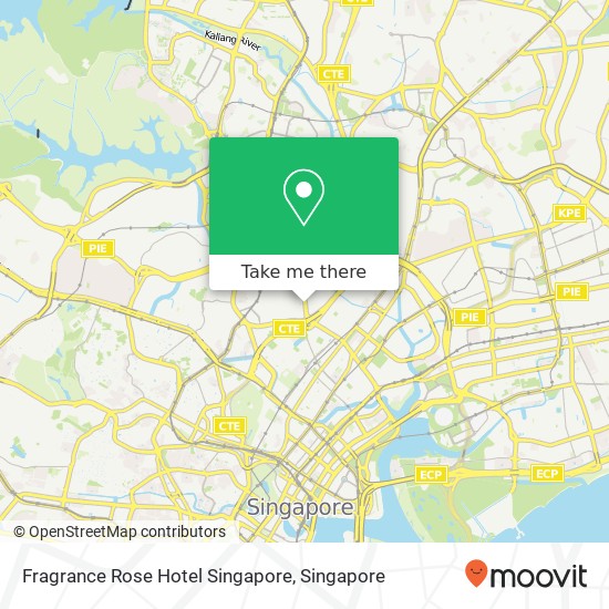 Fragrance Rose Hotel Singapore地图