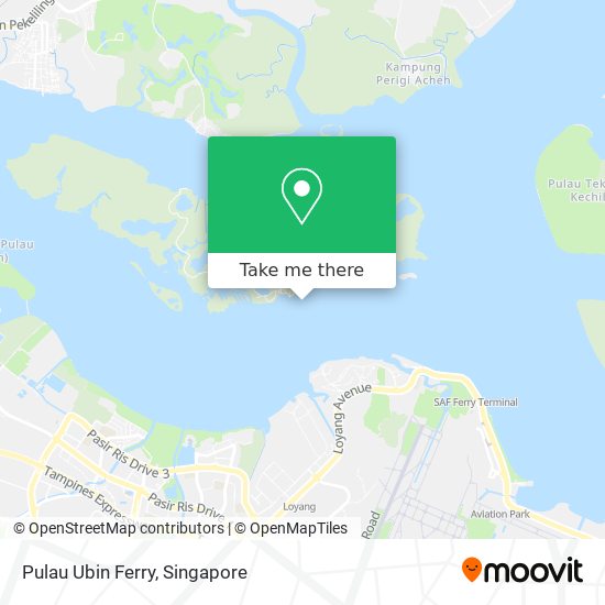 Pulau Ubin Ferry map