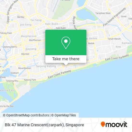 Blk 47 Marine Crescent(carpark) map