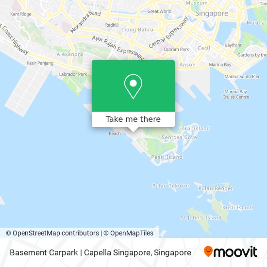 Basement Carpark | Capella Singapore地图