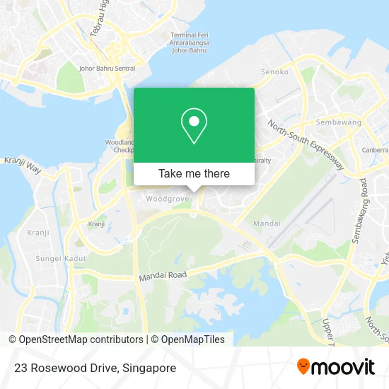 23 Rosewood Drive地图