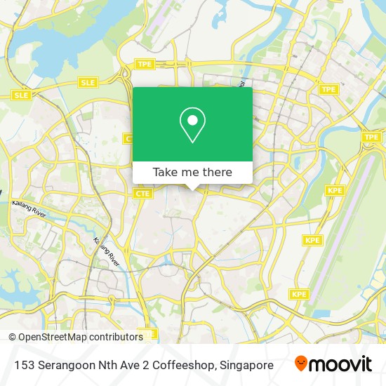 153 Serangoon Nth Ave 2 Coffeeshop map