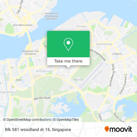 Blk 581 woodland dr 16地图