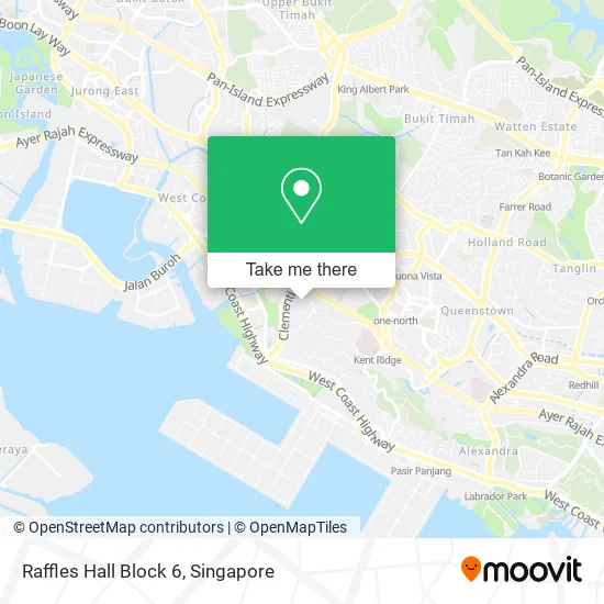 Raffles Hall Block 6 map