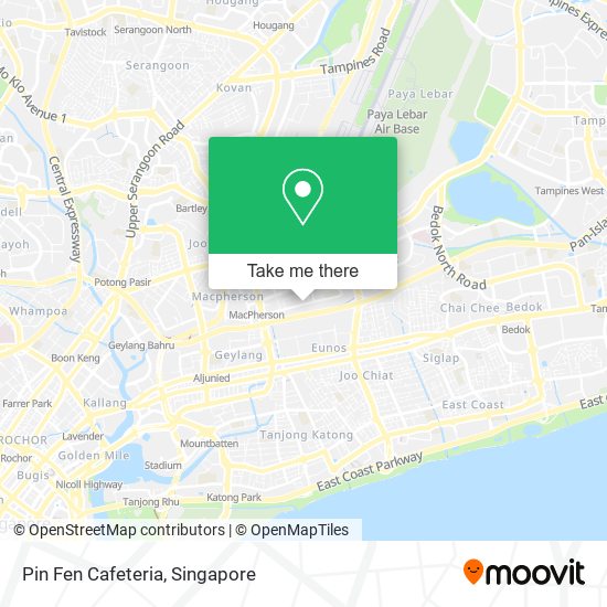 Pin Fen Cafeteria map