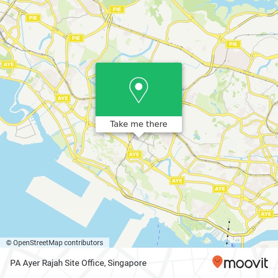 PA Ayer Rajah Site Office map