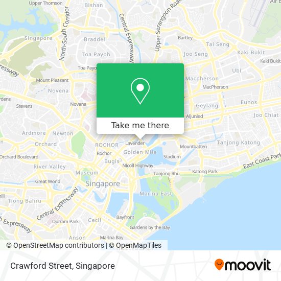 Crawford Street map