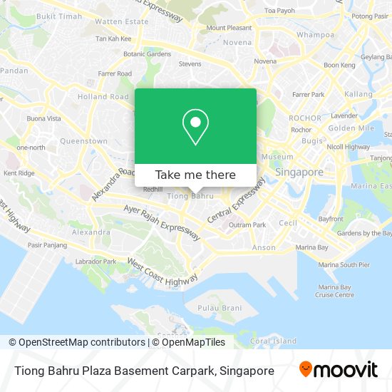 Tiong Bahru Plaza Basement Carpark map