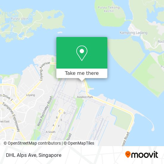 DHL Alps Ave map