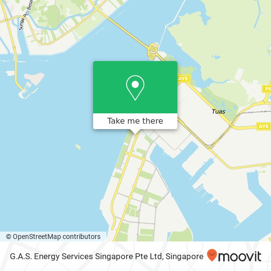 G.A.S. Energy Services Singapore Pte Ltd map