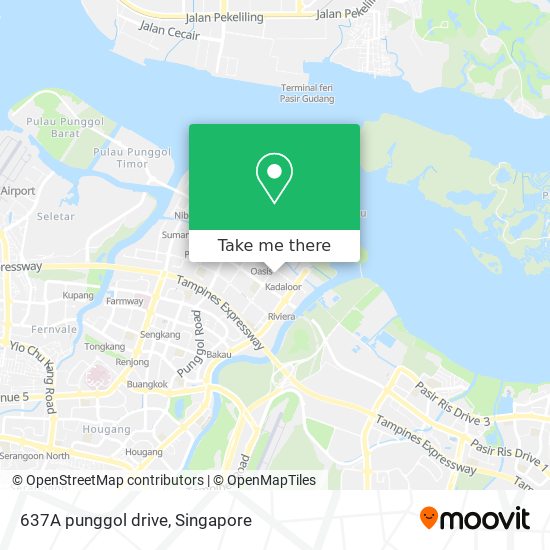 637A punggol drive地图