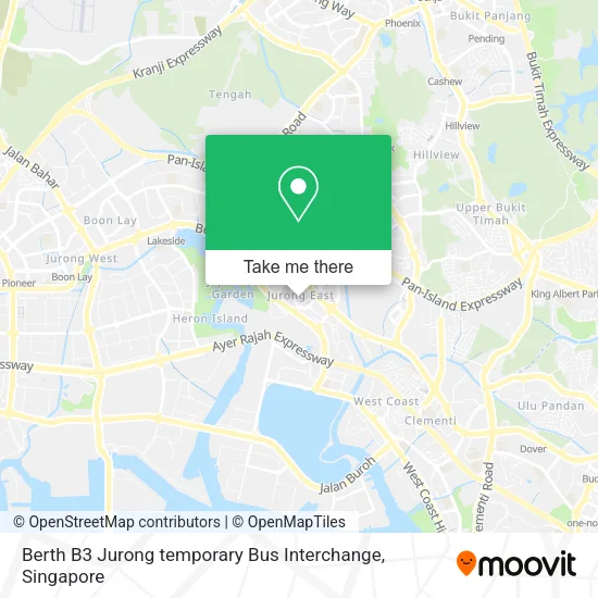 Berth B3 Jurong temporary Bus Interchange地图
