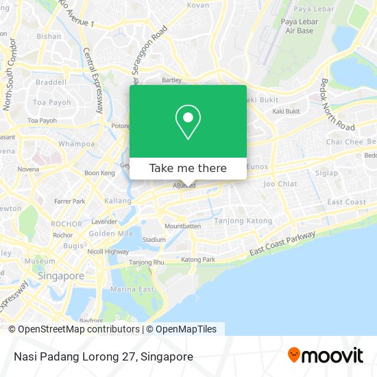 Nasi Padang Lorong 27 map