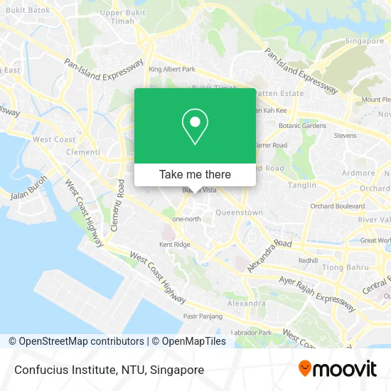 Confucius Institute, NTU地图