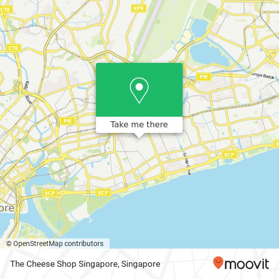 The Cheese Shop Singapore map